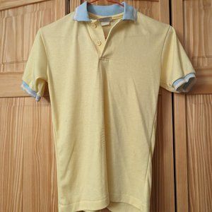 Vintage 1980's Barrel II Kids' Size Yellow Polo Shirt Made in USA